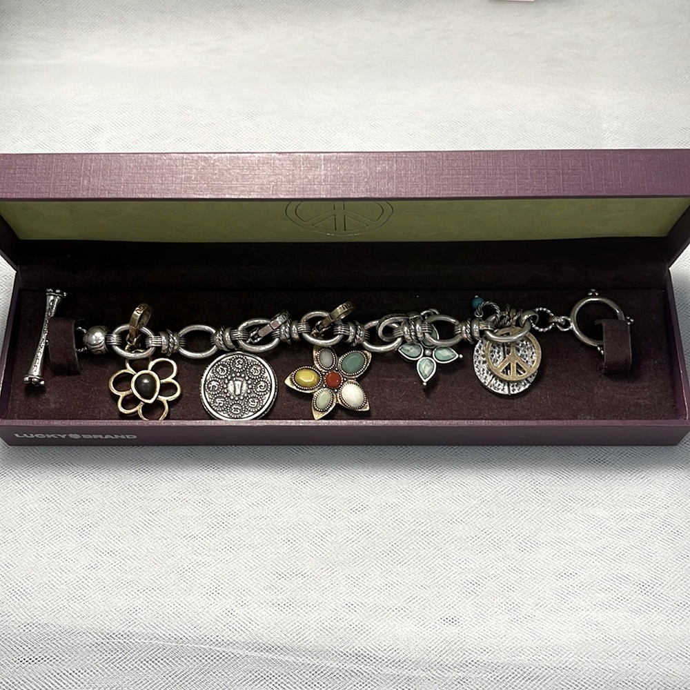 Lucky Brand Toggle Charm Bracelet